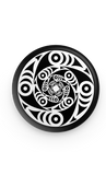 galaxy salish whorl button pin